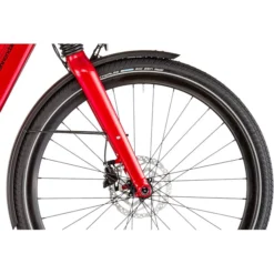 Cannondale Vélos De Ville électriques Mavaro Neo 5+, Rouge -Cyclo Vif Soldes Magasin cannondale 700 mavaro neo 5 candy red 5