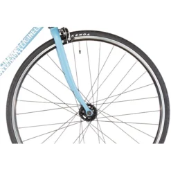 Cinelli Vélos De Ville Homme Gazzetta Track, Bleu -Cyclo Vif Soldes Magasin cinelli gazzetta track grey sky morning 5