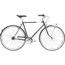 Creme Vélos De Ville Homme Caferacer Solo Diamant 7 Vitesses, Bleu