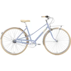 Creme Vélos De Ville Femme Caferacer Solo Trapèze 7 Vitesses, Bleu