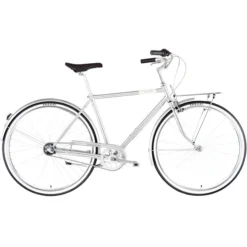 Creme Vélos Urbains Caferacer Uno 3 Vitesses Homme, Argent