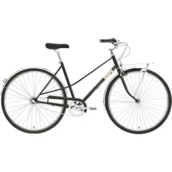 Creme Vélos De Ville Femme Caferacer Uno Trapèze 3 Vitesses, Bleu