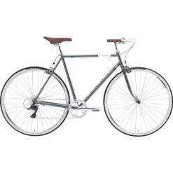 Creme Vélos De Ville Homme Echo Uno 8 Vitesses, Bleu