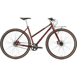 Creme Vélos De Ville Femme Ristretto Roadster ST 7 Vitesses, Rouge