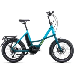 Cube Vélos De Ville électriques Compact Sport Hybrid 500, Bleu Pétrole/turquoise
