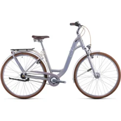 Cube Vélos De Ville Femme Ella Cruise Entrée Basse, Argent