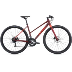 Cube Vélos De Ville Femme SL Road Trapèze, Rouge