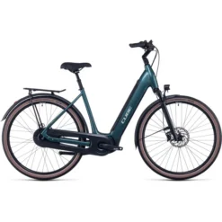 Cube Vélos De Ville électriques Supreme Hybrid EX 625 Entrée Basse, Vert