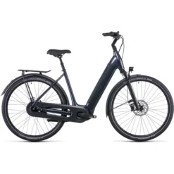 Cube Vélos De Ville électriques Supreme Hybrid EX 625 Entrée Basse, Gris