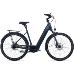 Cube Vélos De Ville électriques Supreme Hybrid SLT 625 Entrée Basse, Bleu