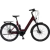 E-bike-manufaktur Vélos De Ville électriques 5NF Col De Cygne Disque Performance CX 625Wh Nexus 5-vitesses FL, Rouge