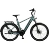 E-bike-manufaktur Vélos De Ville électriques 8CHT Diamant Disque Performance CX 625Wh Enviolo TR, Bleu Pétrole