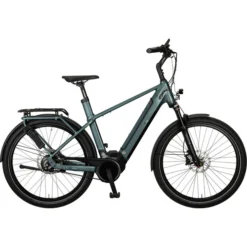 E-bike-manufaktur Vélos De Ville électriques 8CHT Diamant Disque Performance CX 625Wh Rohloff E-Shift, Bleu Pétrole