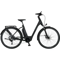 E-bike-manufaktur Vélos De Ville électriques DR3I Col De Cygne Disque Performance 500Wh XT 11 Vitesses, Noir