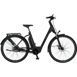 E-bike-manufaktur Vélos De Ville électriques DR3I Col De Cygne Courroie Disque Performance 500Wh Nexus 5-vitesses FL, Noir