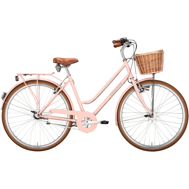 Excelsior Vélos De Ville Femme Glorious 7 Vitesses Trapeze, Rose 1 Excelsior Vélos De Ville Femme Glorious 7 Vitesses Trapeze, Rose