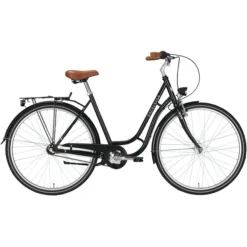 Excelsior Vélos De Ville Femme Touring ND 3 Vitesses TSP, Noir/marron