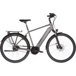 Kalkhoff Vélos De Ville électriques Image 3.B Excite Diamant With Coaster Brake, Gris