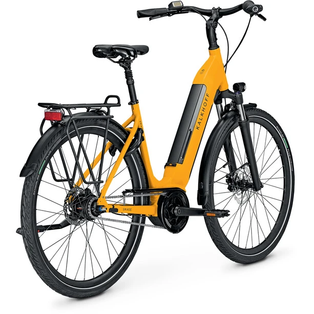 Kalkhoff Vélos De Ville électriques Image 3.B Move Wave 500Wh, Jaune 2 Kalkhoff Vélos De Ville électriques Image 3.B Move Wave 500Wh, Jaune – Image 2