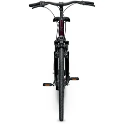 Kalkhoff Vélos De Ville Femme Image HS Col De Cygne Avec Frein à Rétropédalage, Rouge -Cyclo Vif Soldes Magasin kalkhoff image hs wave with coaster brake mahagony red glossy 5