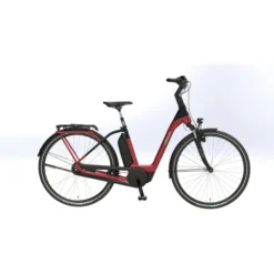 Kreidler Vélos De Ville électriques Vitality Eco 6 Comfort Wave, Rouge