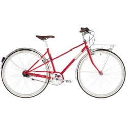 Ortler Vélos De Ville Femme Bricktown Trapèze, Rouge