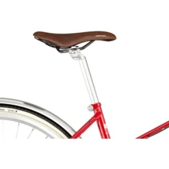 Ortler Vélos De Ville Femme Bricktown Lite Swing, Rouge -Cyclo Vif Soldes Magasin ortler bricktown lite trapeze classic red 7