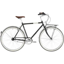 Ortler Vélos De Ville Homme Bricktown LTD, Noir