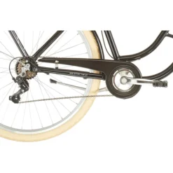 Ortler Vélos De Ville Femme Detroit EQ Alloy Trapèze 6 Vitesses, Noir -Cyclo Vif Soldes Magasin ortler detroit eq alloy trapeze 6 speed black 4