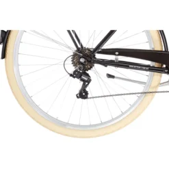 Ortler Vélos Hollandais Detroit EQ Trapèze 6 Vitesses, Noir -Cyclo Vif Soldes Magasin ortler detroit eq trapeze 6 speed black 7