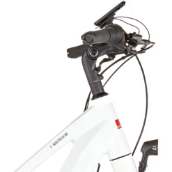 Ortler Vélos De Ville électriques E-Montreux N8 Trapèze, Blanc -Cyclo Vif Soldes Magasin ortler e montreux n8 trapeze black mat 4