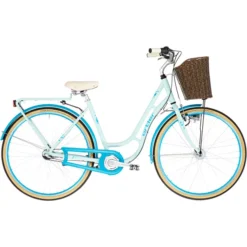 Ortler Vélos De Ville Femme Sanfjord, Blanc/bleu