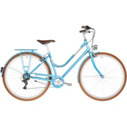 Ortler Vélos De Ville Femme Svenja Wave 7 Vitesses, Bleu