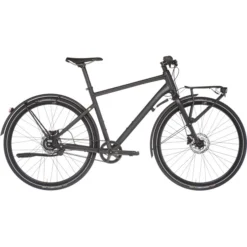 Rabeneick Vélos De Ville Homme TX7 Carry Nexus 8-Speed Freewheel Gates Diamond, Noir