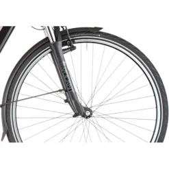 Vermont Vélos De Ville électriques E-Jersey 7 Vitesses RT, Noir -Cyclo Vif Soldes Magasin vermont e jersey 7 speed rt black glossy blue 5