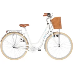 Vermont Vélos De Ville Femme Saphire 3 Vitesses, Blanc