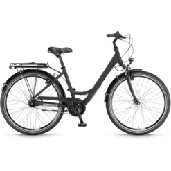 Winora Vélos De Ville Femme Hollywood N7 Col De Cygne, Noir