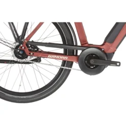 Winora Vélos De Ville électriques Sinus N5 Col De Cygne 27.5" Pouces, Rouge -Cyclo Vif Soldes Magasin winora sinus n5 275 wave maroon red matt 6