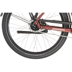 Winora Vélos De Ville électriques Sinus N5 Col De Cygne 27.5" Pouces, Rouge -Cyclo Vif Soldes Magasin winora sinus n5 275 wave maroon red matt 7