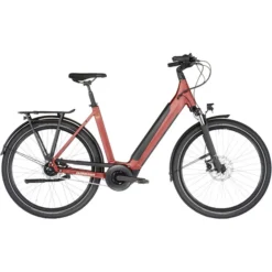 Winora Vélos De Ville électriques Sinus N5f Col De Cygne 27.5" Pouces, Rouge