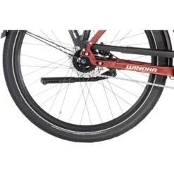 Winora Vélos De Ville électriques Sinus N5f Col De Cygne 27.5" Pouces, Rouge -Cyclo Vif Soldes Magasin winora sinus n5f 275 wave maroon red matt 7