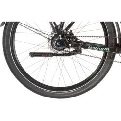 Winora Vélos De Ville électriques Sinus R8 Trapèze 27,5", Noir -Cyclo Vif Soldes Magasin winora sinus r8 275 trapezoid shadow green 7