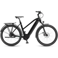 Winora Vélos De Ville électriques Sinus R8f Trapèze 27,5", Noir